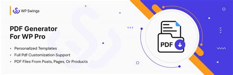 PDF Generator For WordPress Pro | WP Swings