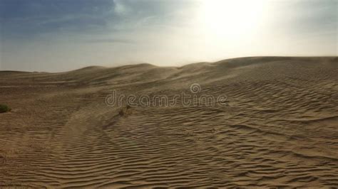 Sand Blowing Over Dunes In Wind Sahara Desert Stock Video Video Of