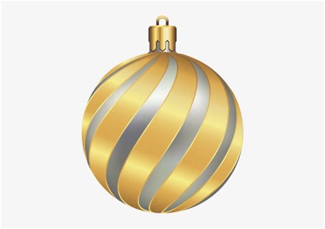 Gold Christmas Ornaments Png Download - Gold Christmas Ornament ...