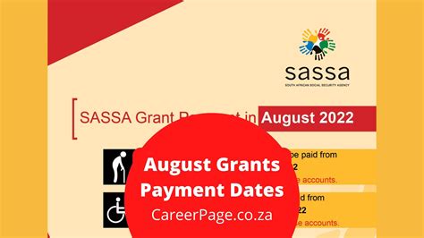 Sassa Payment Dates August 2024 Esma Odille