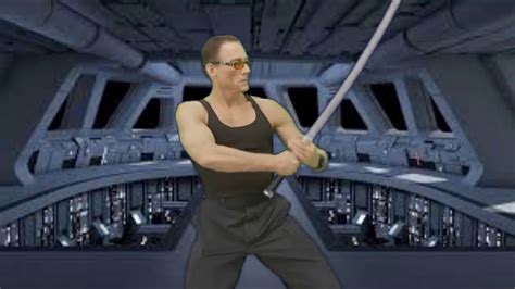 Jean Claude Van Damme Mit Katana Do You Like Sushi YouTube