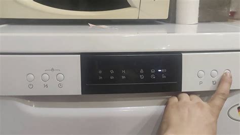 midea mfd60s110w установка расхода соли и ополаскивателя - YouTube