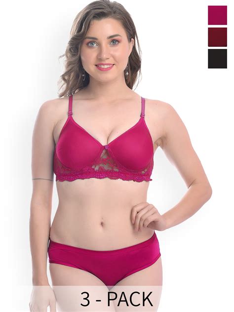 Buy Aamarsh Pack Of Cotton Lingerie Set Lingerie Set For Women Myntra