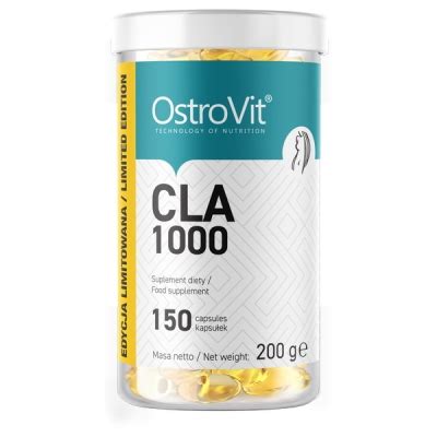 Жиросжигатель OstroVit CLA 1000, 150 капсул : инструкция + цена в ...