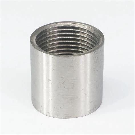 Bsp Female Thread Stainless Steel Pipe Fitting Full Socket Round