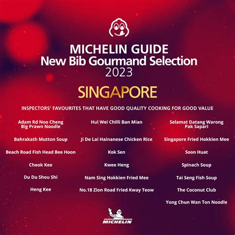 Bib Gourmand Adds Kok Sen, The Coconut Club and 17 newly-awarded Hawker