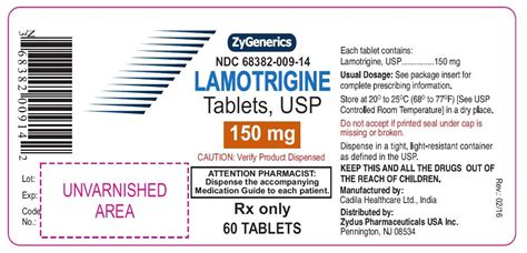 Lamotrigine Fda Prescribing Information Side Effects And Uses