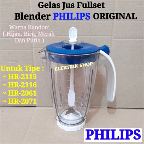 Jual GELAS BLENDER PHILIPS FULLSET JUS BUMBU UNTUK BLENDER TIPE HR