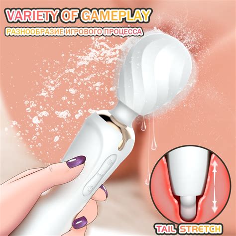 Hot G Spot Thrusting Vibration Dildo Vibrators Erotic Magic Wand Female Masturbation Clitoris