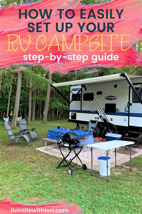 How To Easily Set Up Your Rv Campsite Livin Life With Lori Rv