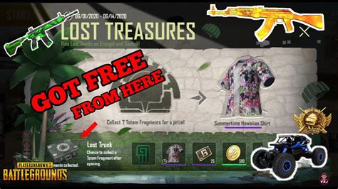 Lost Treasure Find Lost Treasure In Erangle And Shanok New Event