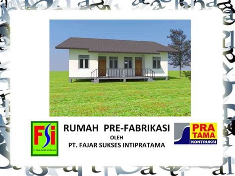 presentasi  pre fab pptx