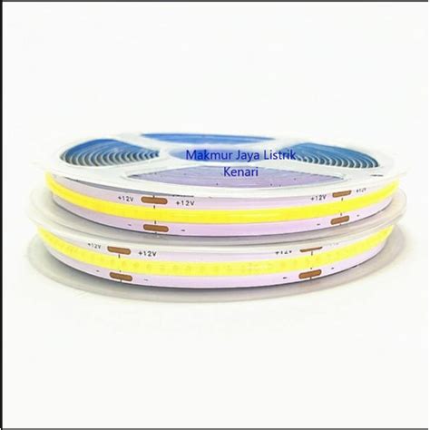 Jual Led Strip Cob Dc Volt Meter Led Lampu Strip Light Cob