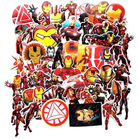 Paper Stickers Custom Waterproof Decals Avengers Super Hero Stickers