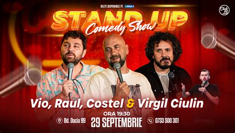 Bilete Stand Up La Club Cu Raul Gheba Vio Costel Ciulin Sep