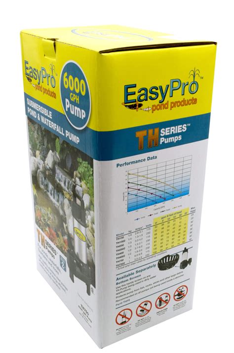 Th7502 Th Series Submersible Pond Pump 6000gph 230v Easypro Pond