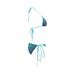 Sci Fi Dream Blue Geometric Modern Custom Bikini Swimsuit ID D