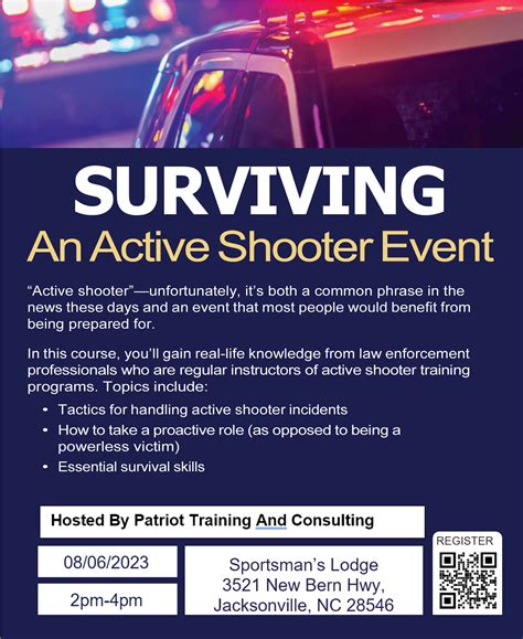 Surviving An Active Shooter Event – PATRIOT TRAINING AND CONSULTING