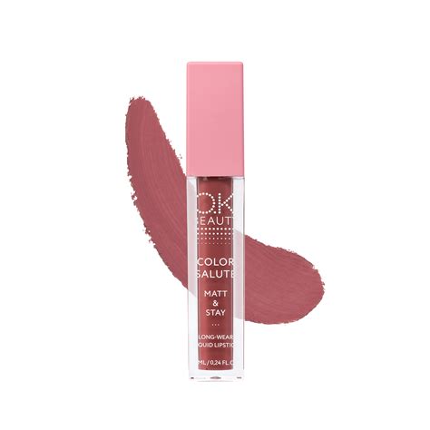 Жидкая матовая помада Ok Beauty Color salute matt & stay | отзывы