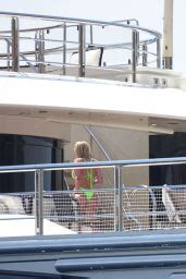 Stassie Karanikolaou In A Lime Green Bikini CelebMafia