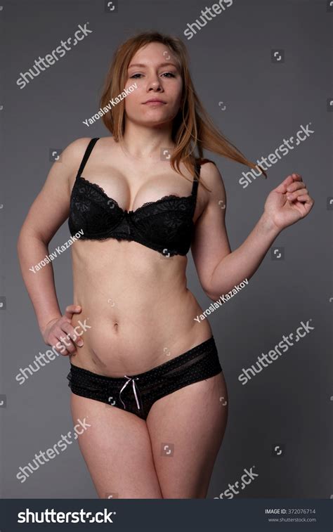 Sexy Girl Lingerie Studio Stock Photo 372076714 Shutterstock