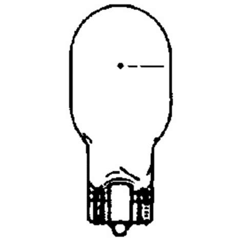 Ge T5 4w 6v 909 Wedge Base Miniature Emergency And Exit Light Bulb