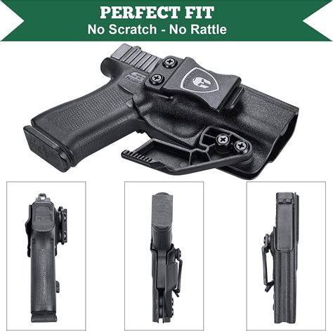 Iwb Kydex Holster Optic Cutandclaw Fitglock 43glock 43x Glock 43x Mos