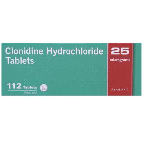 Catapress Tablets Clonidine Hydrochloride 100mcg 100 Dock Pharmacy