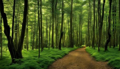 premium photo  path   forest   path