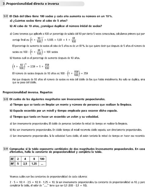 Tablas De Proporcionalidad Directa E Inversa Worksheet Images And