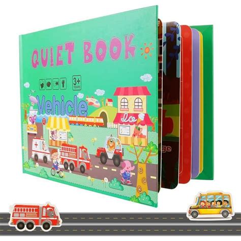 Montessori Quiet Book Busy Book Livre Occup Ducatif Puzzle Sensoriel