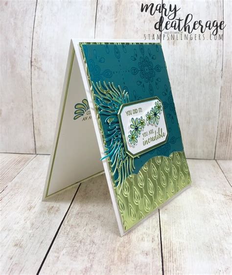 Stampin Up Frosted Royal Peacock For The Happy Inkin Thursday Blog