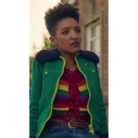 Ola Nyman Sex Education Green Jacket