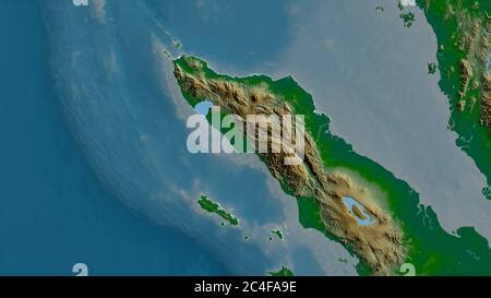 Shape Of Aceh Autonomous Province Of Indonesia With Its Capital