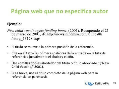 Ejemplos De Citas En Apa 6ta Edicion Opciones De Ejemplo