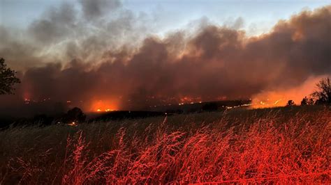 Wildfire Prompts Evacuation Orders For Rural Community In Northern