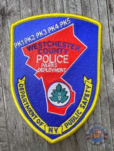 Westchester County Police Parks Deployments patch | Underdog Patch Desig