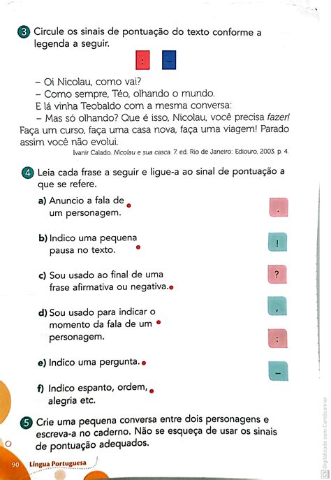 Dois Pontos E Travessão Atividades