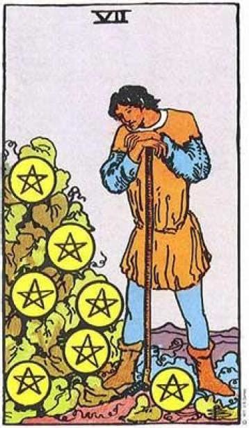 Carta De Tarot 7 Sete De Ouros Significados E Mensagens No Tarô