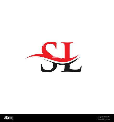 Monogram Letter SL Logo Design Vector SL Letter Logo Design With