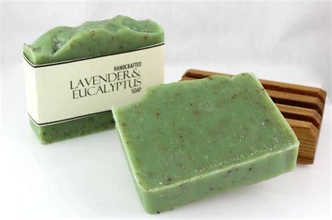 Lavender Eucalyptus Soap Cold Process Exfoliating Vegan Etsy