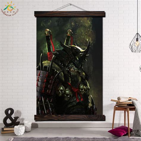 Samurai R Stung Anime Vintage Poster Und Drucke Scroll Malerei Leinwand