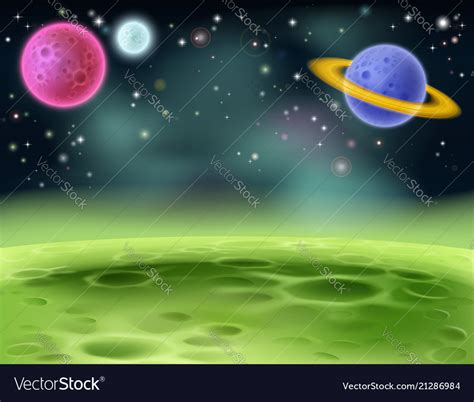 cartoon space background wallpapersafari