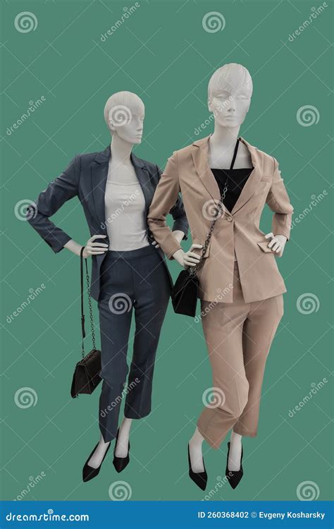 Two Full Length Female Mannequins Stock Photo Image Of People