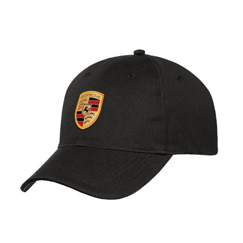 Porsche Crest Hat - Black - Archibalds