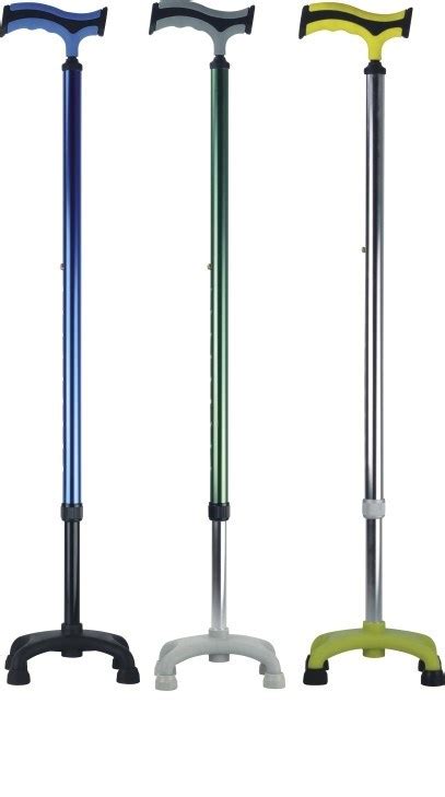 Wholesale Crutchesfour Legged Canes Elderly Stick Walking Adjustable