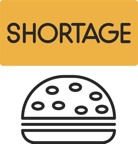 shortage skined filled icon  vector art  vecteezy