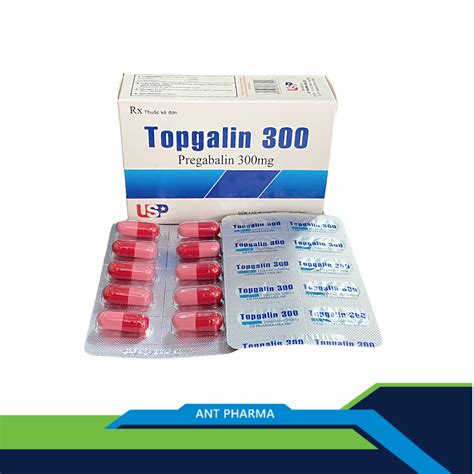 Topgalin Pregabalin 300mg Usp H30v Ant Pharma