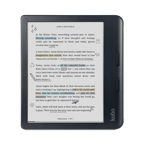 Kobo Libra Colour Ereader 7 Glare Free Colour E Ink Kaleido 3