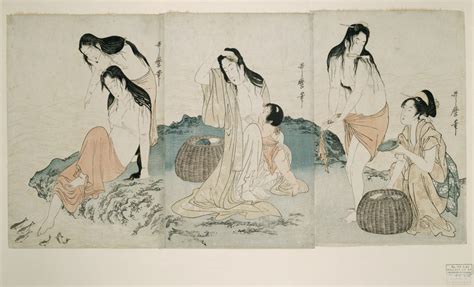 Abalone Divers By Kitagawa Utamaro Buy Fine Art Print